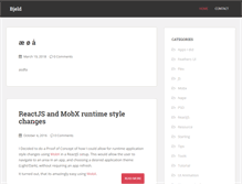 Tablet Screenshot of bjeld.com